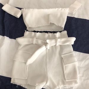 White short set